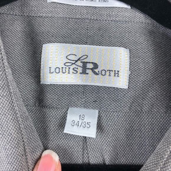 Louis Roth Button Down Dress Shirt - Picture 2 of 7